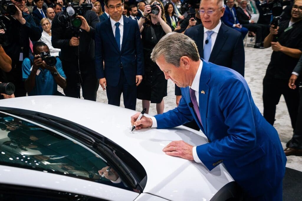 Georgia U.S. senators warn Trump’s proposed budget threatens to gut state’s growing EV manufacturing