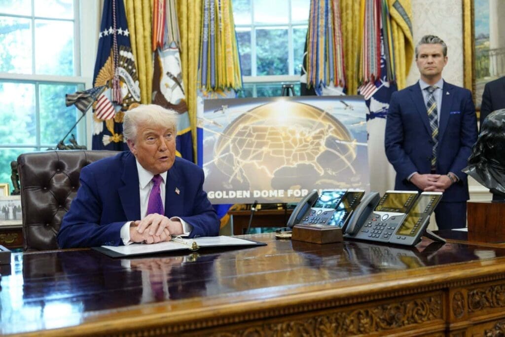 Trump's Golden Dome defence project could spur a space arms race
