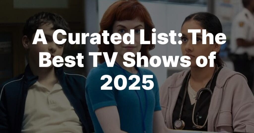 The Best TV Shows of 2025 , News In Progress