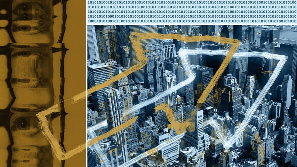 Solid rule that identifies a new content section.