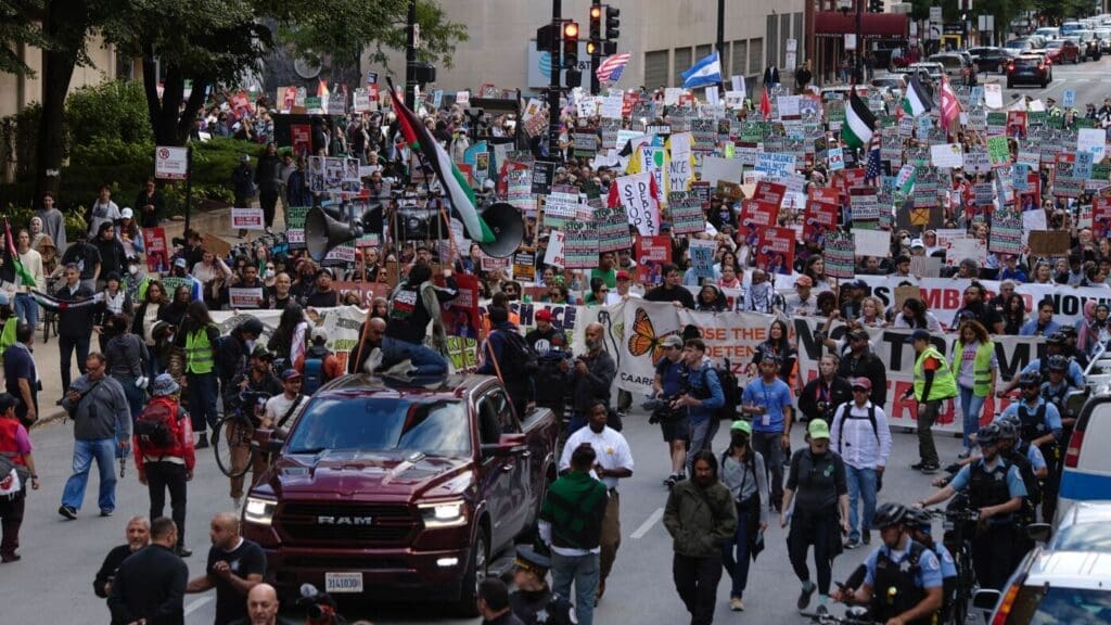 Trump strolls back Chicago ‘battle’ hazard, swears to ‘tidy up’ cities: NPR