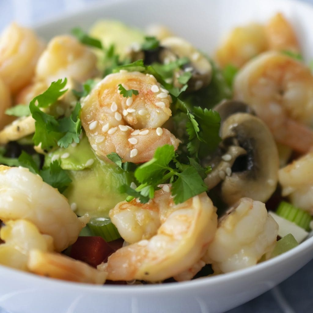 Spicy Orange Shrimp Quinoa Bowl for Seafood Lovers