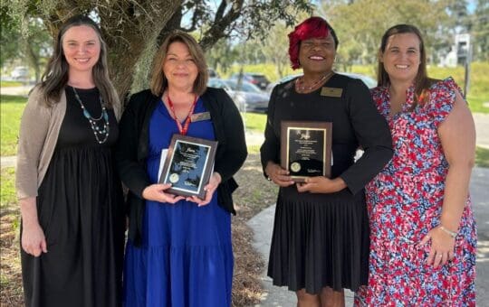 Georgia Historical Society Presents the 2025 Sarah Nichols Pinckney Volunteer of the Year Award to Kathy Shutts and Tomika Courtney ga historical society image