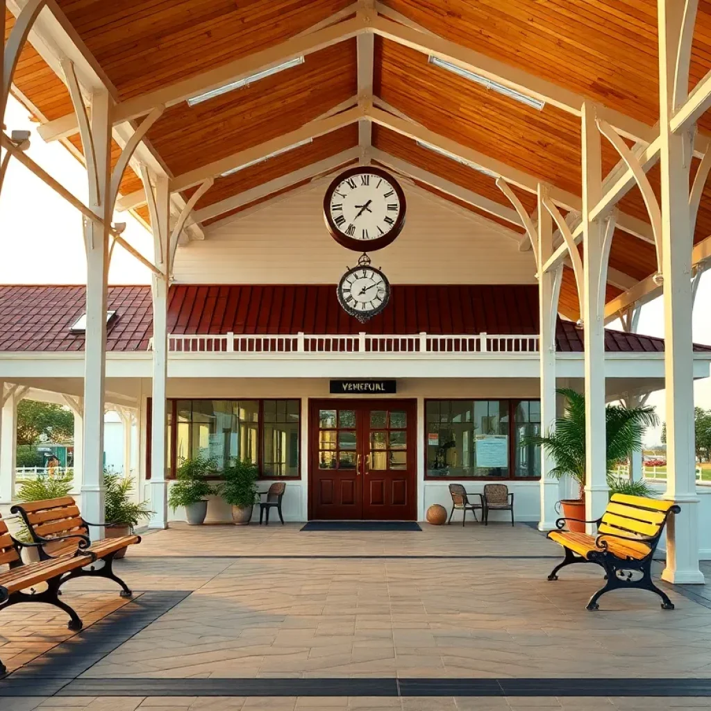 Savannah Airport Named Best in the U.S. Exterior view of Savannah/Hilton Head International Airport showcasing its inviting architecture.