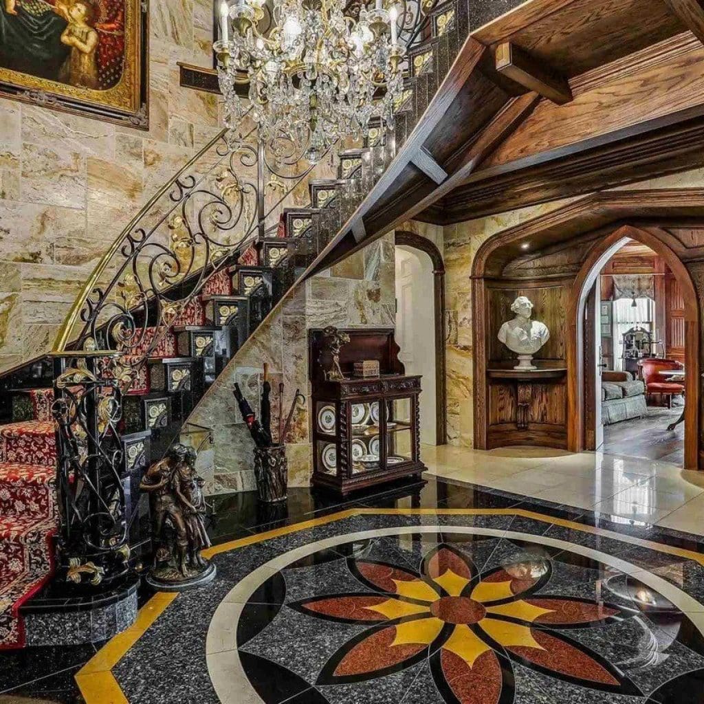 Opulent European-Inspired Waterfront Estate Once Owned by Famed Attorney Is Listed for $4.15 Million